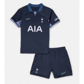 Tottenham Hotspur kläder Barn 2023-24 Bortatröja Kortärmad (+ korta byxor)